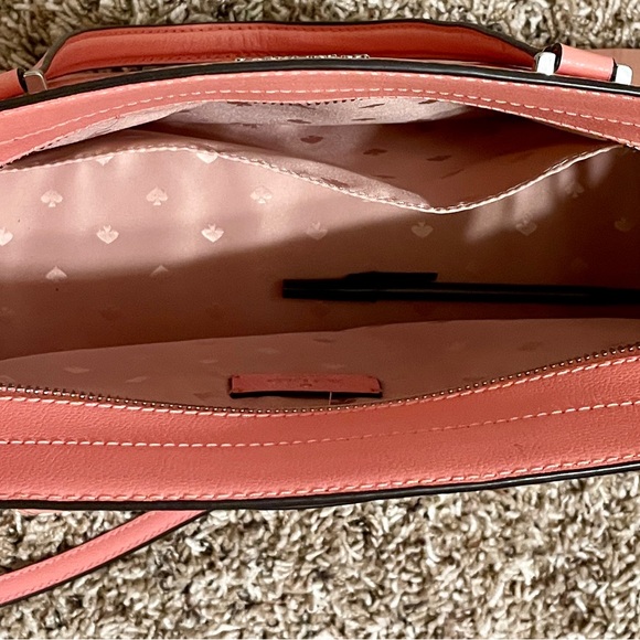 Large Coral Kate Spade Tote.  Carried twice.  EXCELLENT CONDITION - Picture 5 of 5